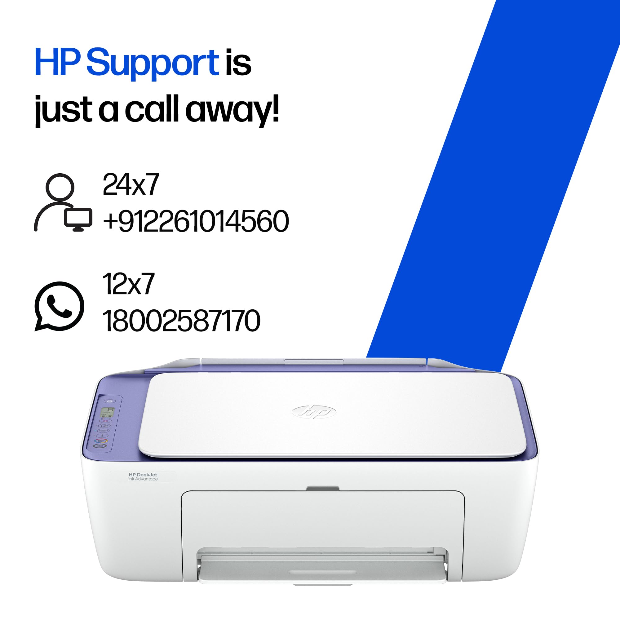 HP AI Capable Ink Advantage 2986 Dual Band WiFi (up to 10X Faster) Colour Printer - Print/Scan/Copy Ideal for Home — Amazon image 6