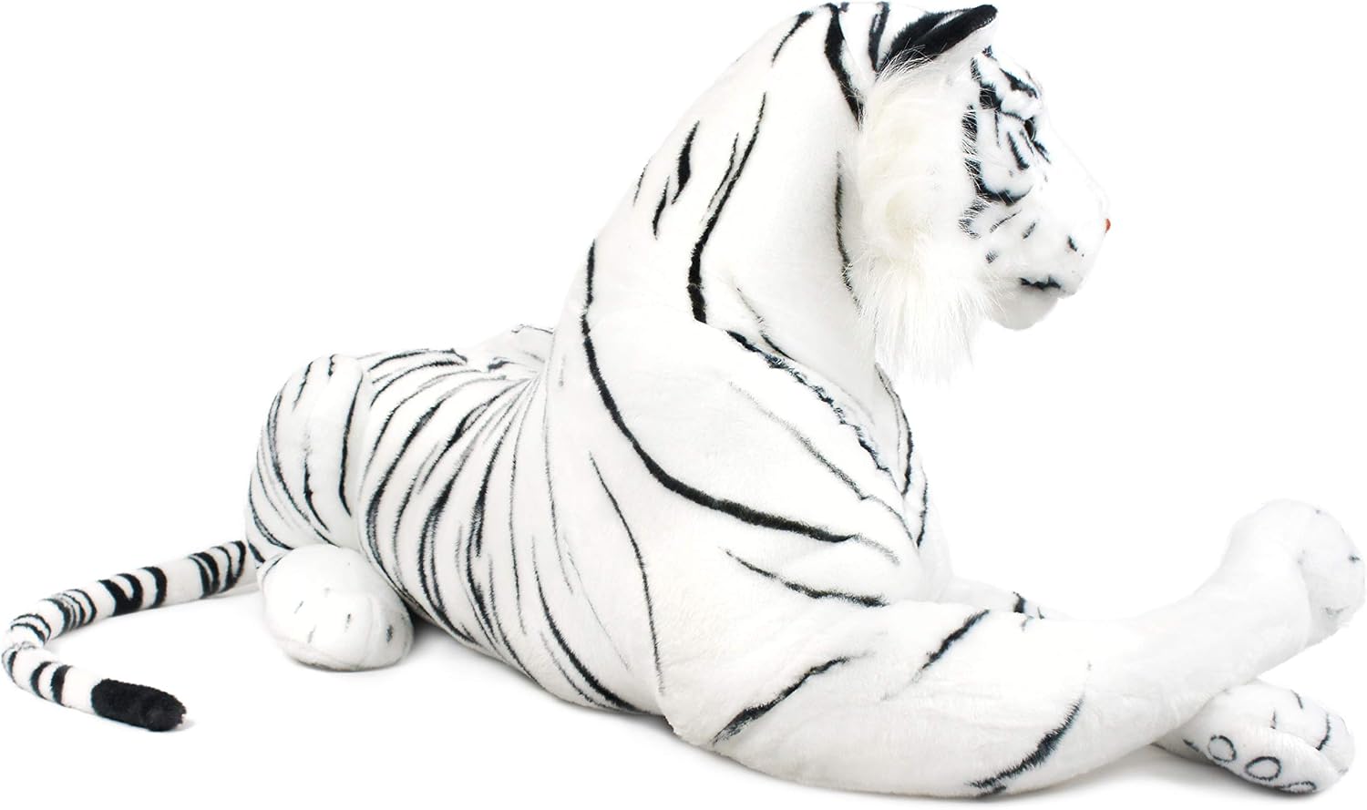 Black Friday - 80% OFF Timurova The White Siberian Tiger - 42 Inch Long (Tail Measurement Not Included) Big Stuffed Animal Plush Cat - by Tiger Tale Toys ❤ Crazy Deals Timurova The White Siberian Tiger - 42 Inch Long (Tail Measurement Not Included) Big Stuffed Animal Plush Cat - by Tiger Tale Toys