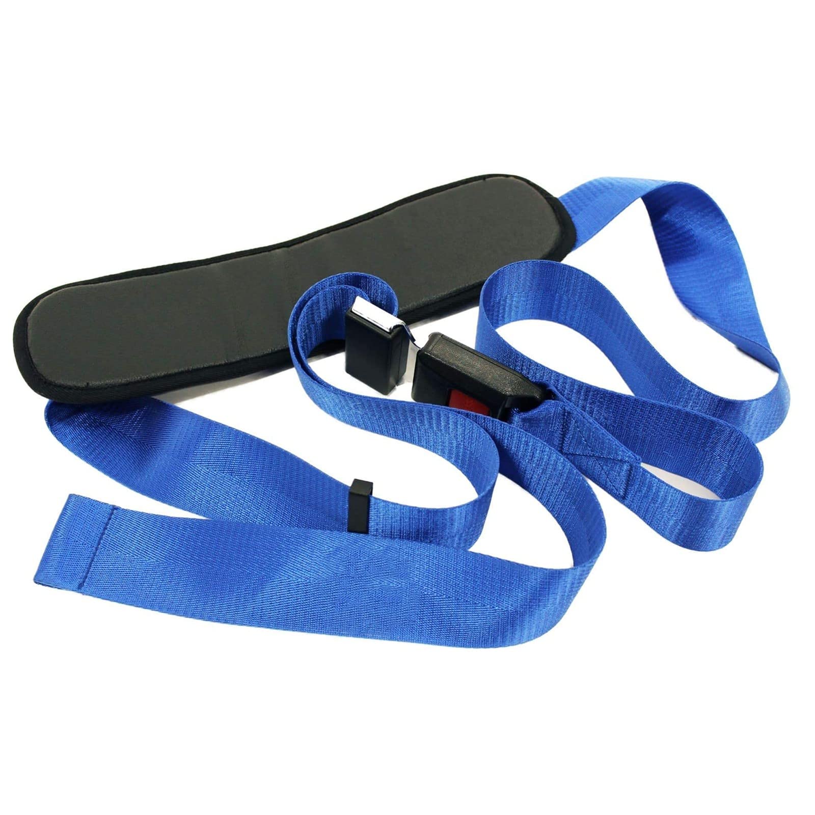 NICHOY Cintura per allentamento articolare, Cintura ausiliaria per Tecnica Cintura per Trattamento Mulligan, per Pratica terapeutica Riabilitazione, Stretching(Color:Blue,Size:10ft)