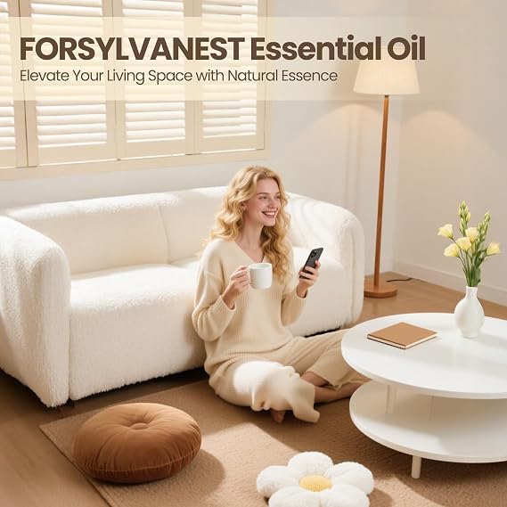 Rosemary Essential Oil 3.38FL OZ/100ml, 100% Natural Rosemary Oil for Diffuser, DIY, Aromatherapy & Candle Making Scent