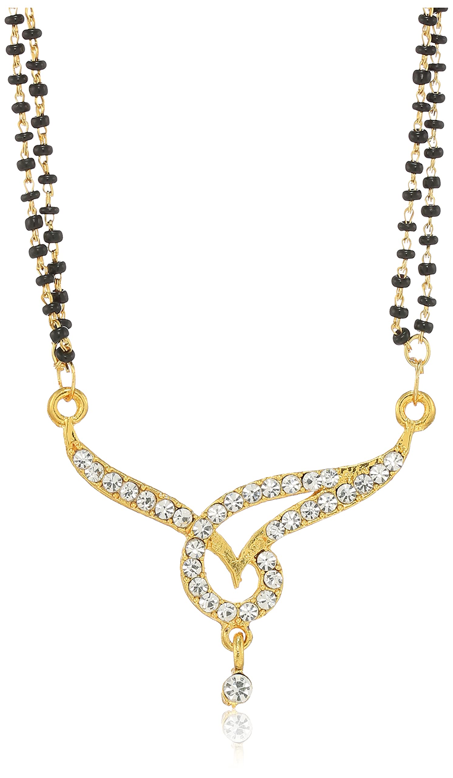 Sukkhi Women Shostopper Delightful Gold Plated Mangalsutra Pendant Sj16028Mpn (Sj16028Mpn180Sk) (B09BVQHVYJ) Amazon Price History, Amazon Price Tracker
