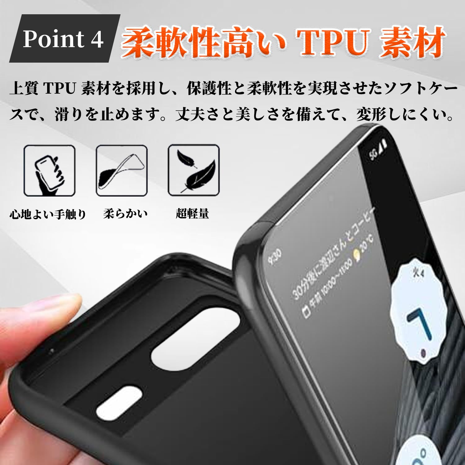 htc ケース HTC Desire 22 Pro ケース 傷やほこりから守る 衝撃に強いTPU素材 耐