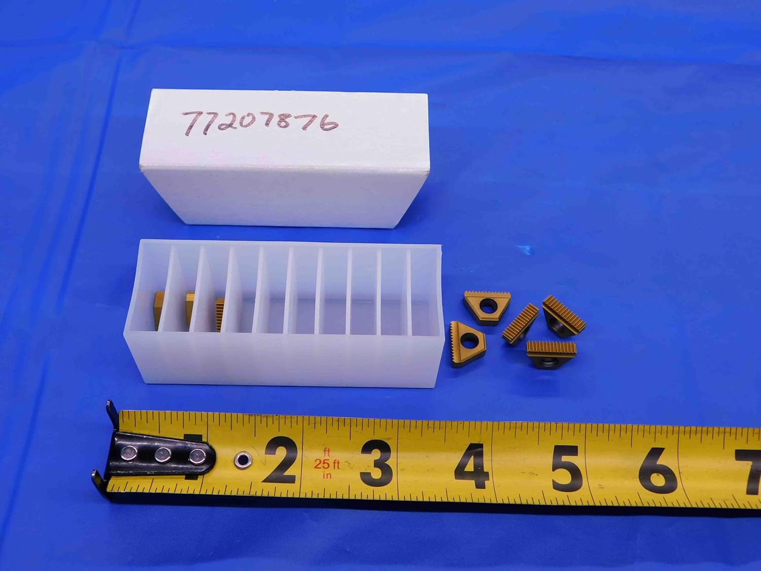 8pcs New 77207876 VKX 3E101S0 TiN Carbide Threading Inserts Lathe Machinist - CB3770RDT