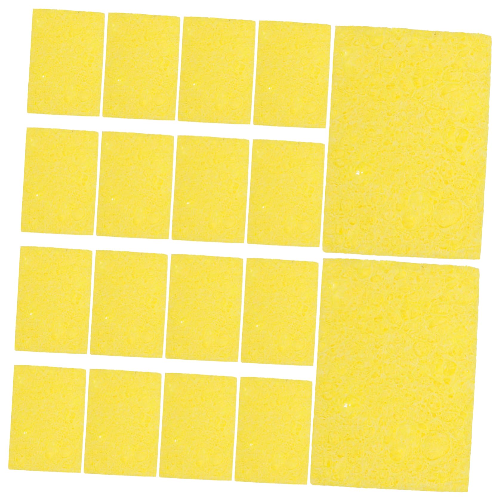 Ciieeo Soldering Iron Sponge 100pcs Soldering Iron Cleaning Sponge Heat Resistant Cleaning Pads