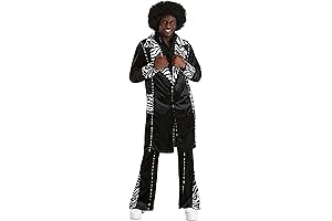 Exclusive Men's Deluxe Mac Daddy Pimp Costume: The Epitome of Disco-Era Glamour