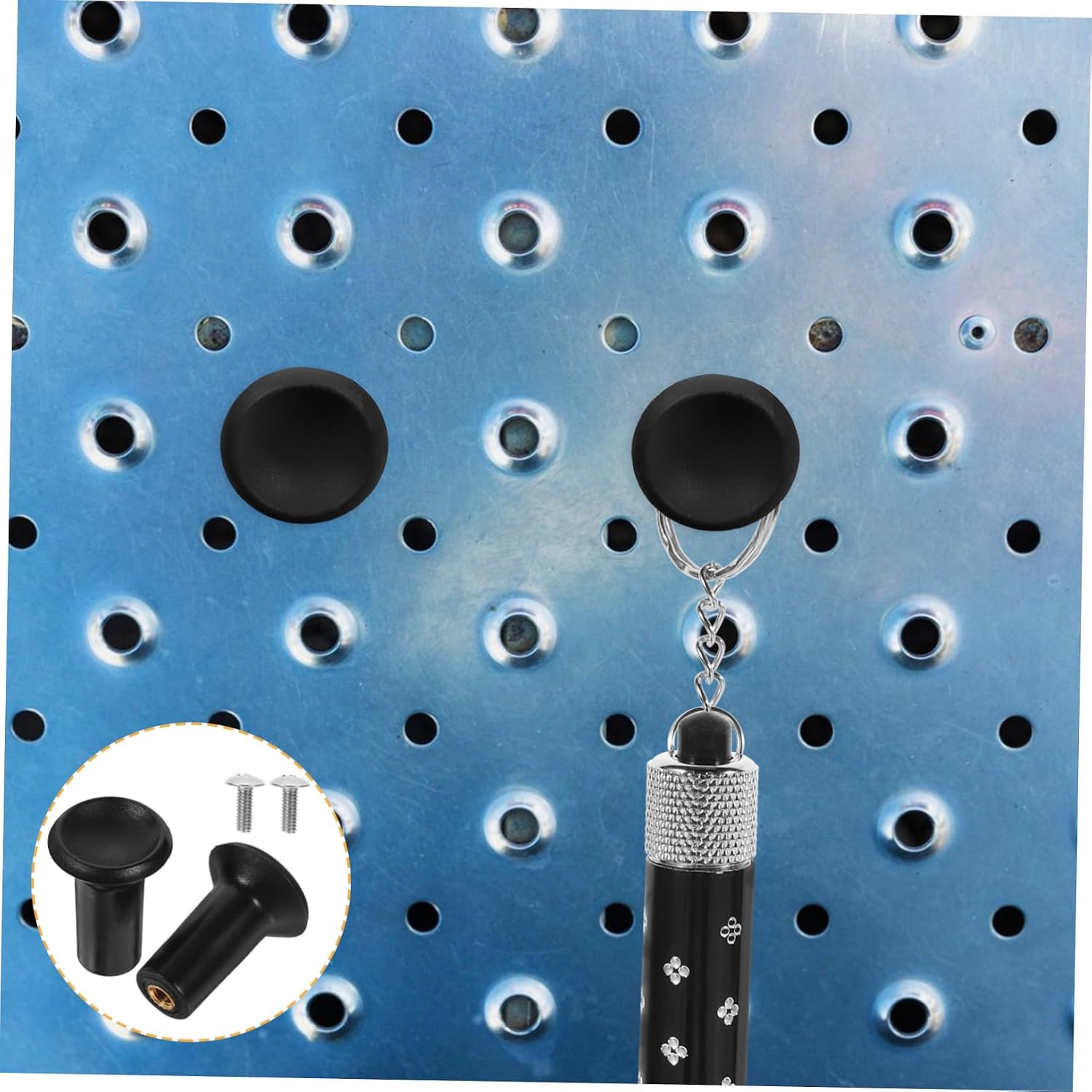 Ciieeo 2pcs Garage Organizers Pegboard Hooks Tool Pegboard Hangers Sturdy Wall Hooks for Display