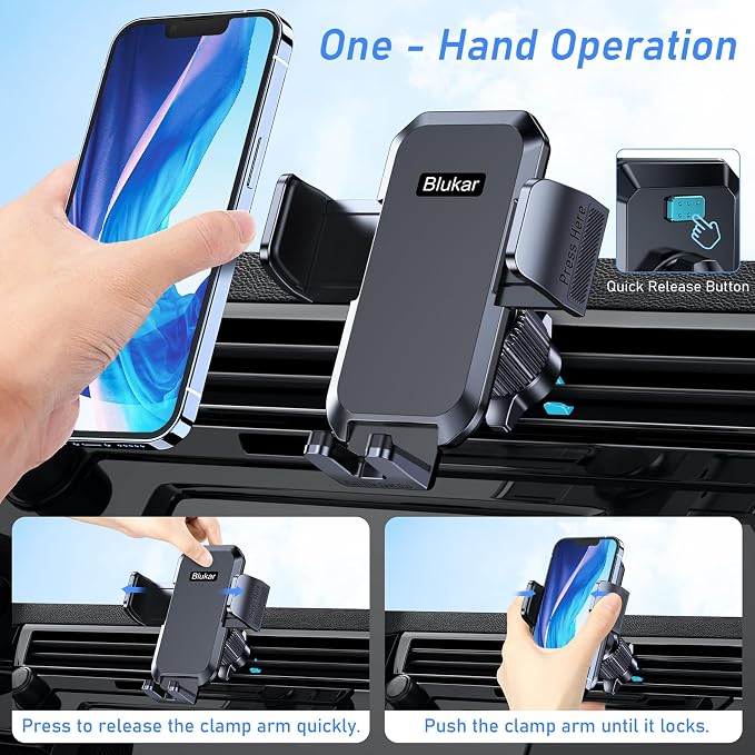 Soporte para celular Blukar para ventilación de auto miniatura 2
