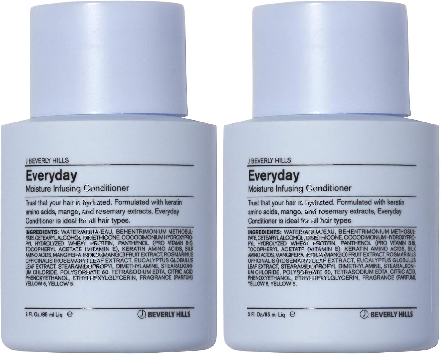 J Beverly Hills Blue Everyday Moisturizing Conditioner with Keratin for Hydration, 12 Oz