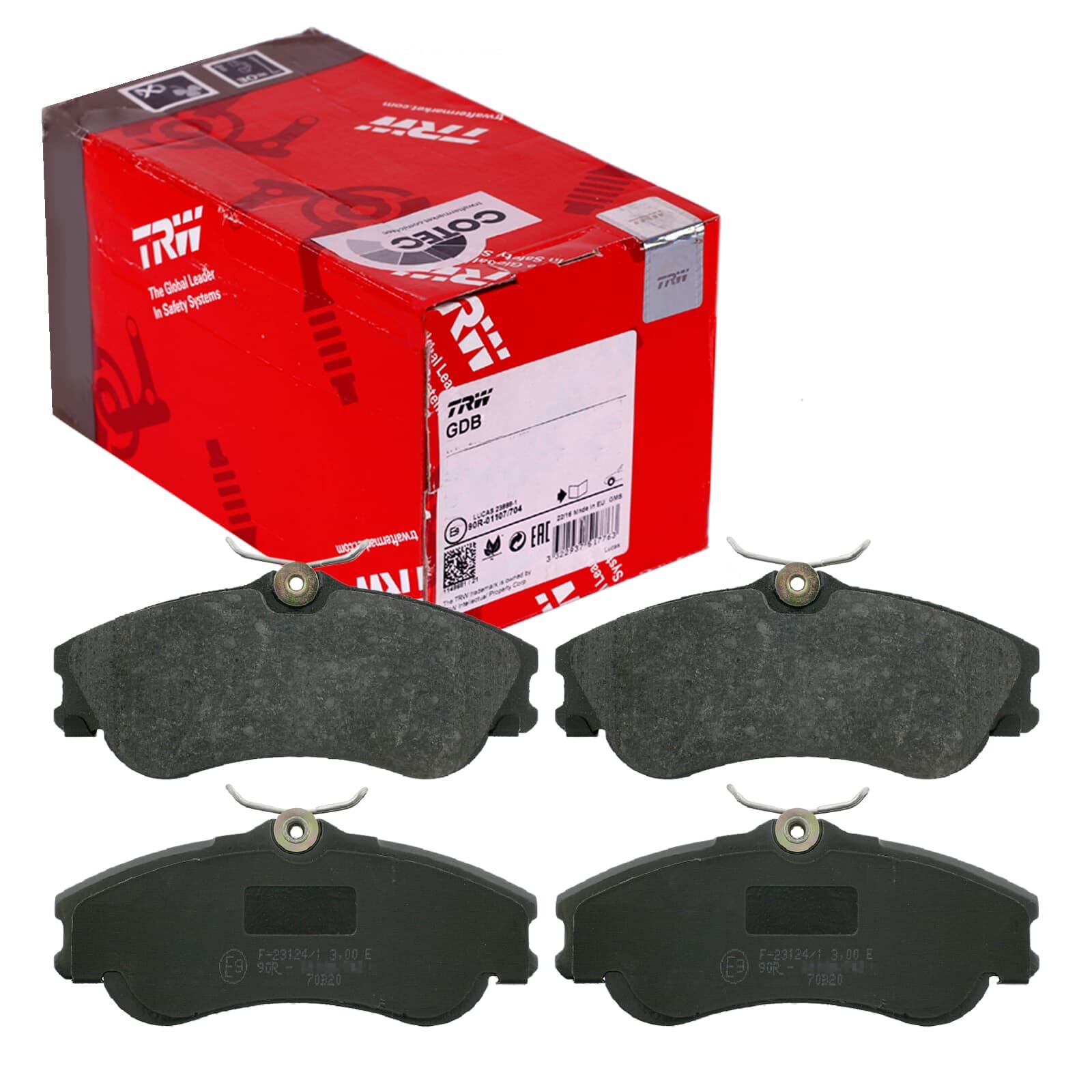 TRW Automotive AfterMarket GDB1295 Brake Pad