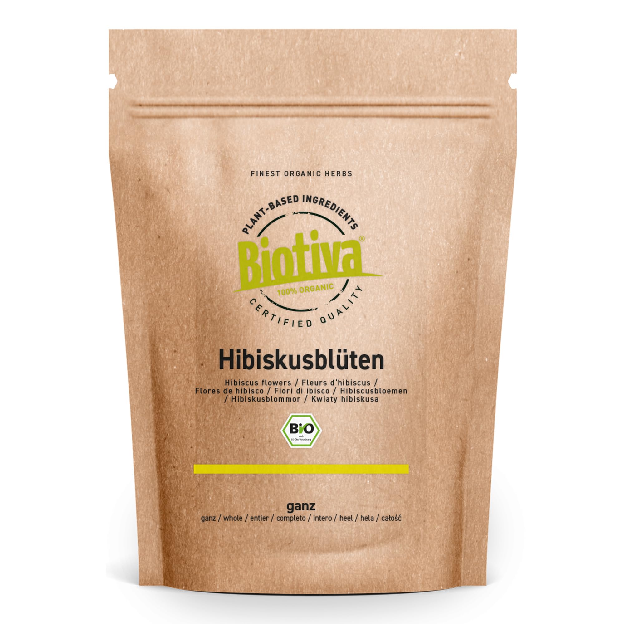 Kwiaty hibiskusa organiczne 1000g