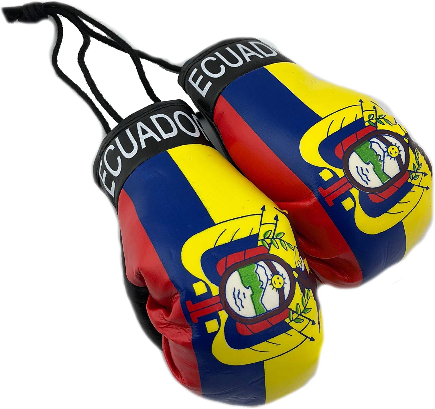Red Hat Ent Hanging Car Mirror Mini Boxing Gloves (Ecuador)