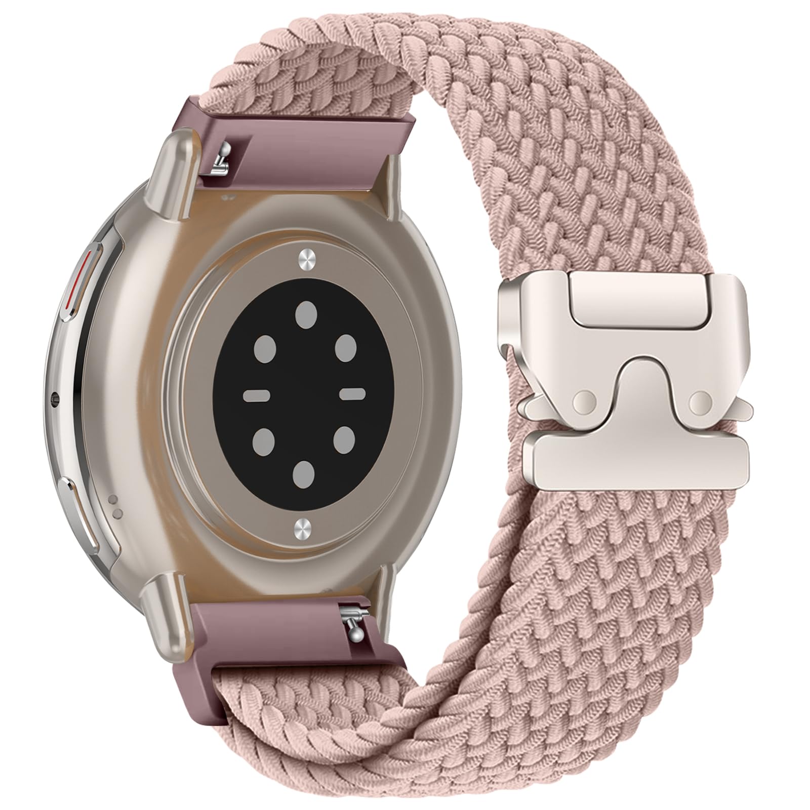 20mm Correa para Amazfit Active 2/2 Square/Active/T-Rex 3 Pro 44mm/GTS 4 3 2 1 Mini/GTR Mini/GTS 4 3 2 1, Correa Tejida de Nailon para Amazfit Bip 3/3 Pro/U Pro/Lite
