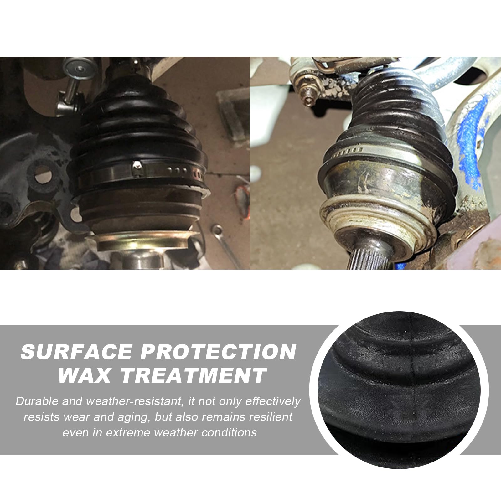 Power Steering Rack And Pinion Universal Black Silicone Kit - Foto 5