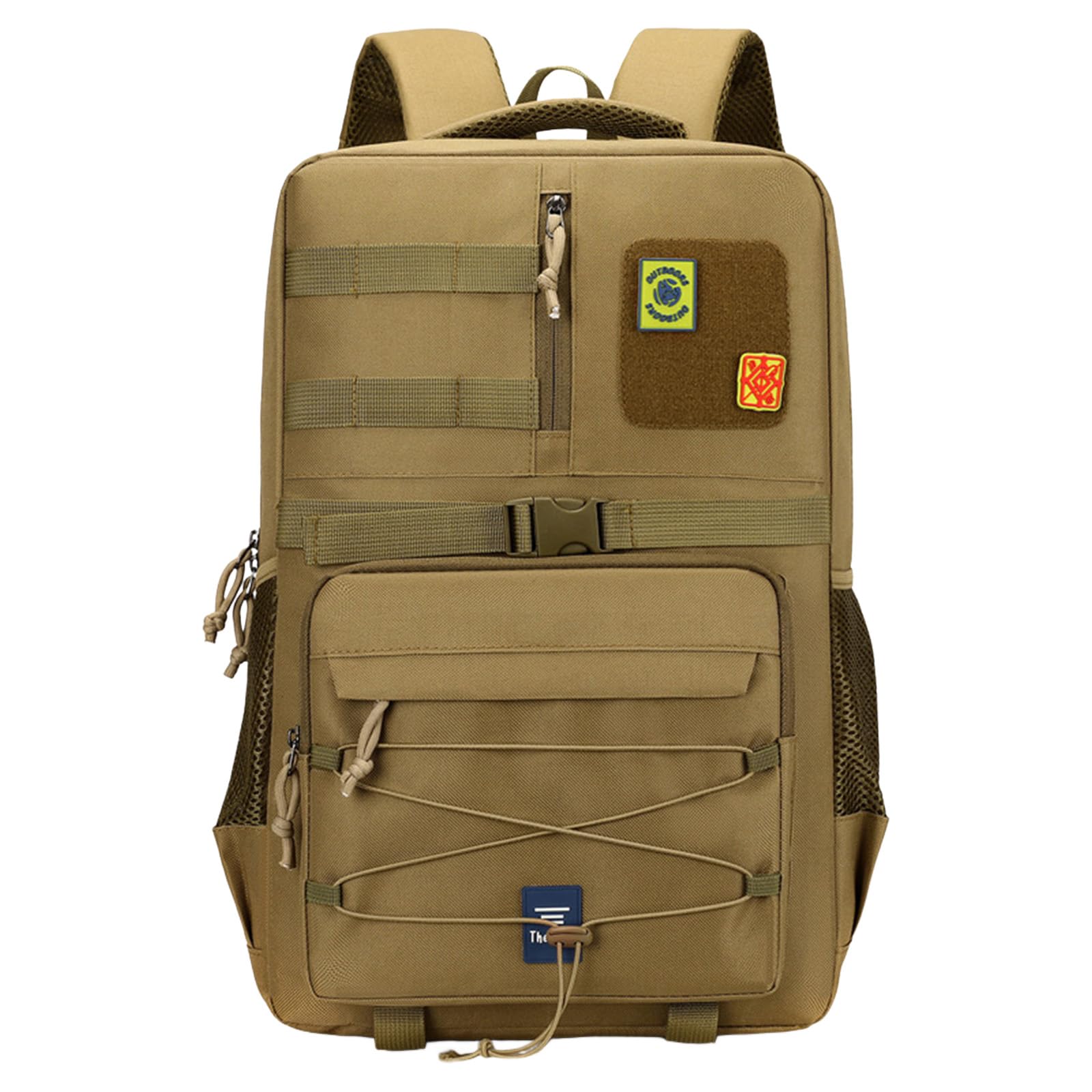 Zaino Tattico da Esterno da 35 Litri Sport Viaggi Alpinismo Escursionismo Mimetico Zaini Nero Grande Capacità Borsa da Lavoro con Tracolla Posteriore