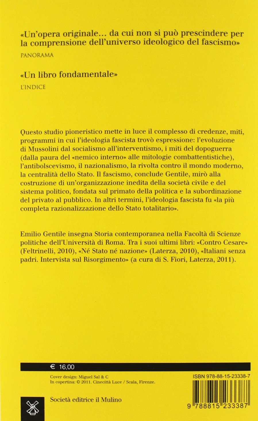 Le origini dell'ideologia fascista. 1918-1925