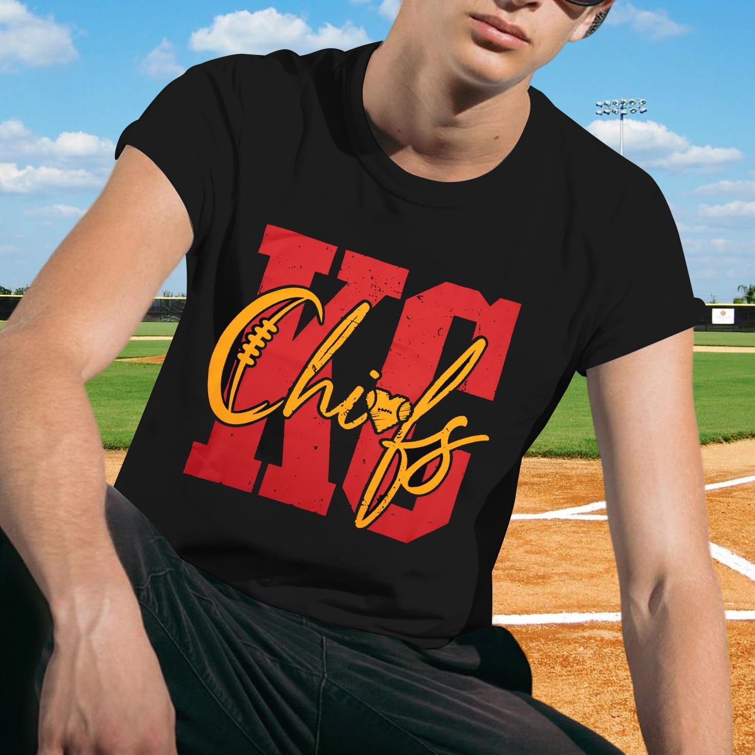 Football Shirts for Men Game Day Football Fan T-Shirt Casual Rugby Team Graphic Short Sleeve Tees - Image 7