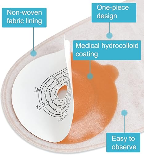 Miniatura 4 de 10 bolsas desechables de ostomía, bolsa de colostomía de una pieza de extremo cerrado para el cuidado del estoma de ileostomía