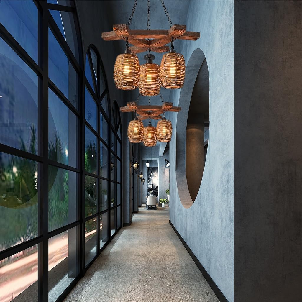 Métal Plafonnier Suspensions E27 Rétro Simple Suspension Luminaires