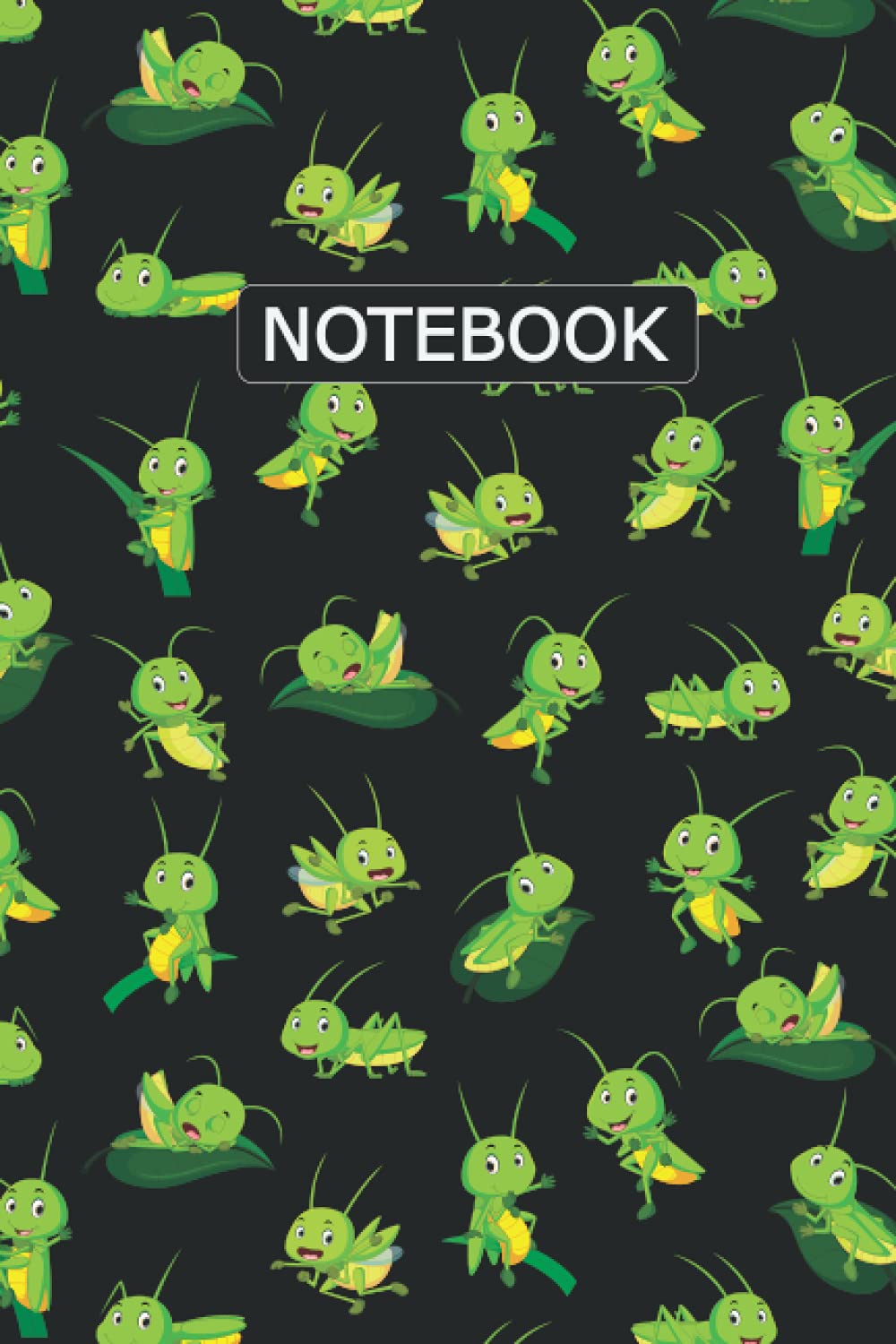 Grasshopper Notebook: Grasshopper Blank Lined Journal Notebook To Write Notes Password, Notepad, To Do Lists