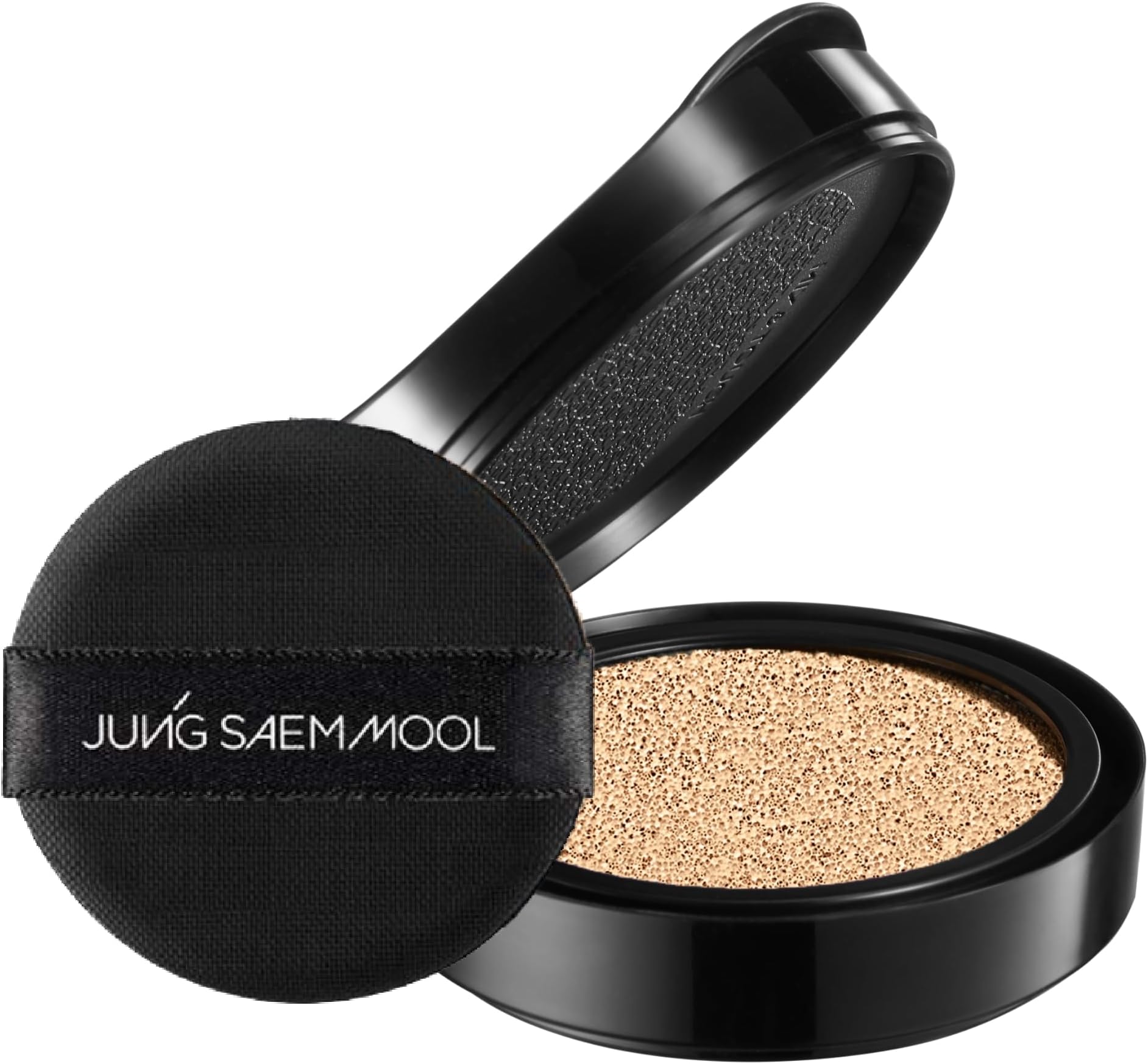 JUNG SAEM MOOL Essential Skin Nuder Cushion Refill | Natural Finish, Buildable Coverage Cushion Foundation by Korean Makeup Artist (Refill Only, 0.49 Fl Oz, SPF 50), 19 Light