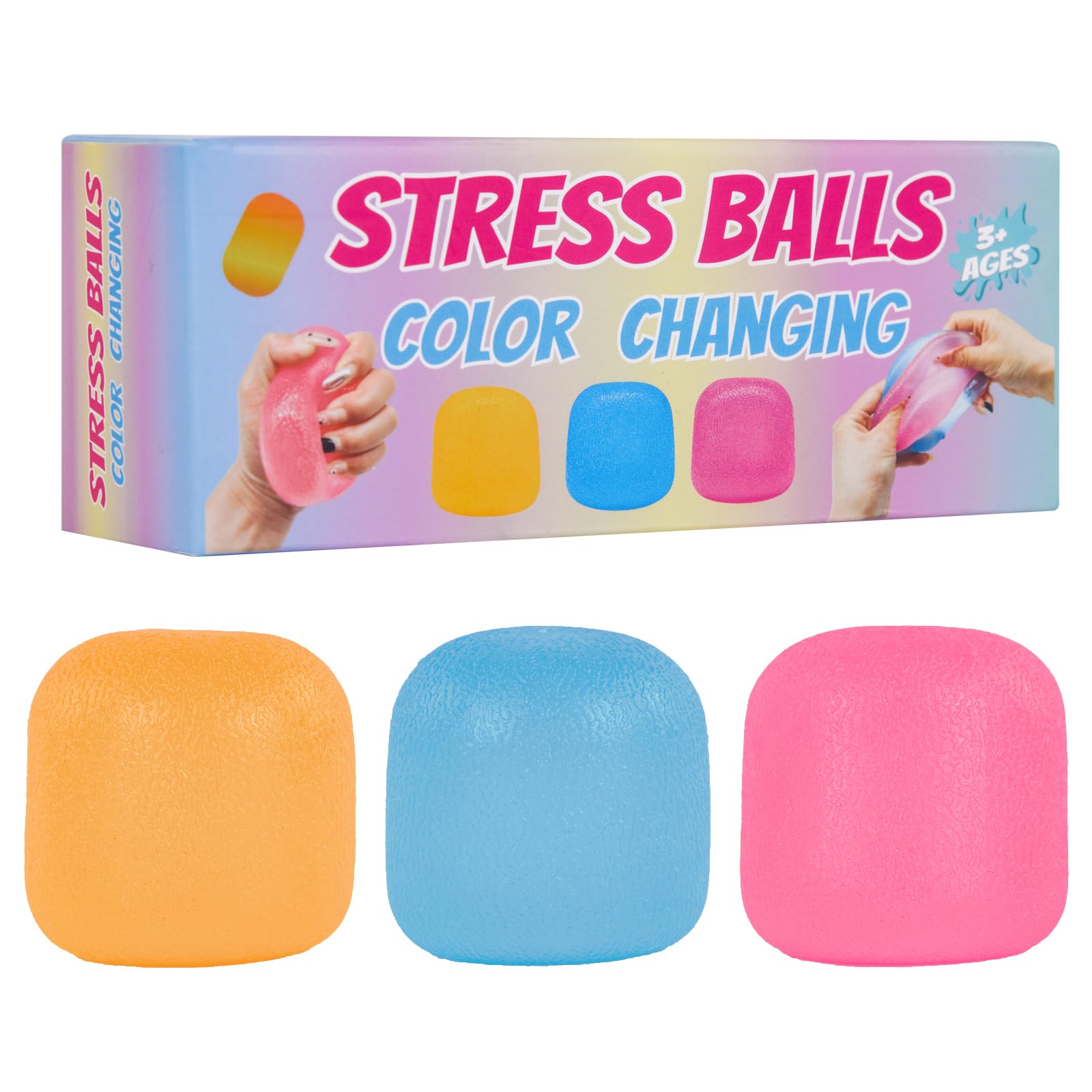 Squishy Stress Balls - 5 Pack for Stress Relief -7