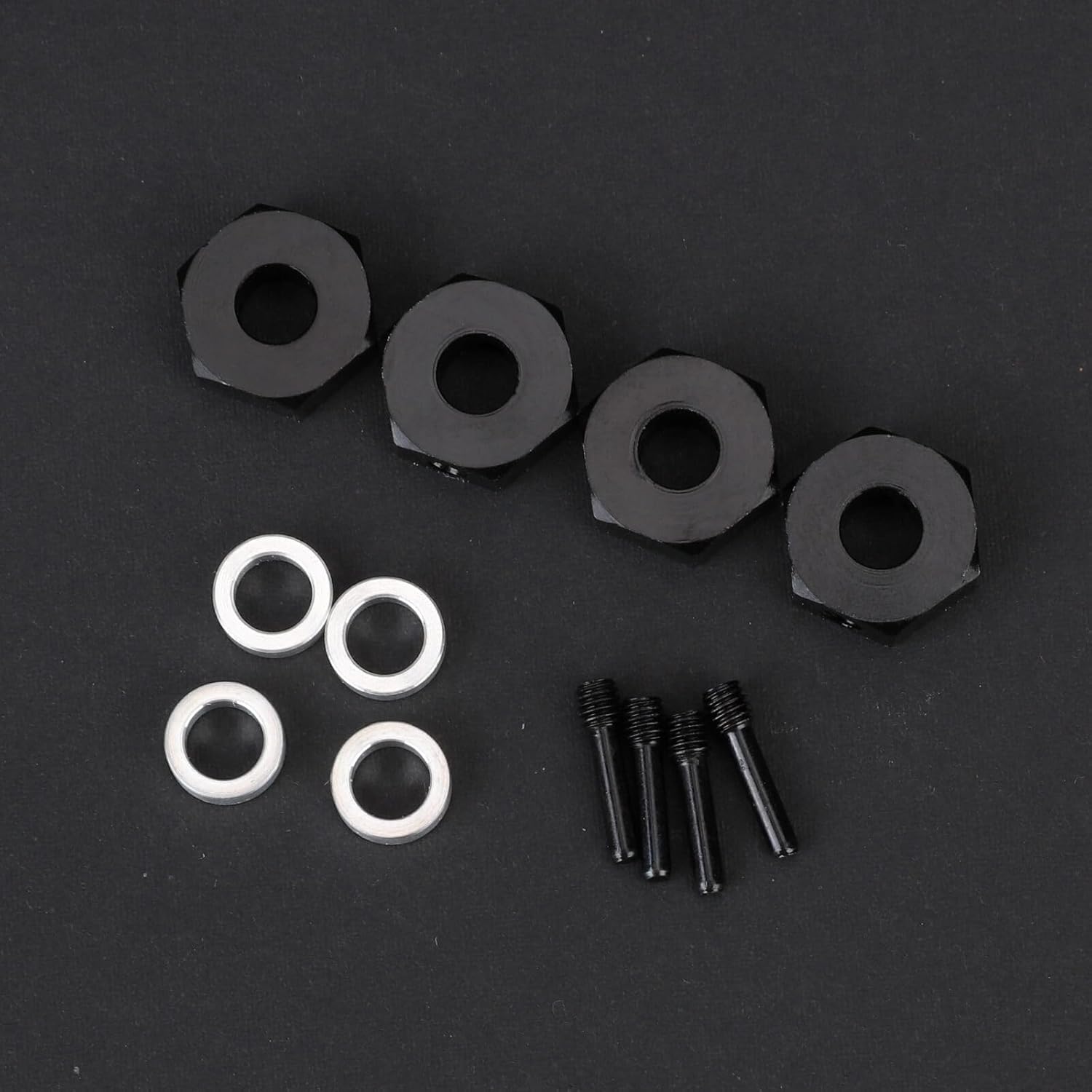 SCX10 Hex 12MM Hub Hex Screw Shaft Wheel Spacer Hex Adapter for Axial SCX10III SCX10 Pro Capra 1.9 UTB Upgrade Parts 1/10 RC Crawler