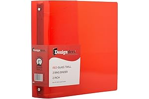 JAM PAPER 2" Red Binder