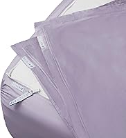 Vista 8 de QuickZip Paquete de Repuesto Fitted Plus: 1 Sábana Bajera (Base + Sábana con Cremallera) y 1 Sábana con Cremallera - Fácil de Cambiar, No se Saldrá