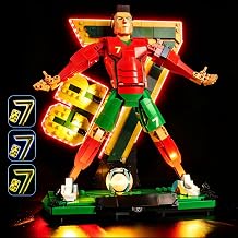BrickSoul LED Lighting Kit Compatible with LEGO 43016 Cristiano Ronaldo Soccer Legend Building Set, Upgraded Touch Control & Adjustable Brightness Light Kit Only, Model Not Included