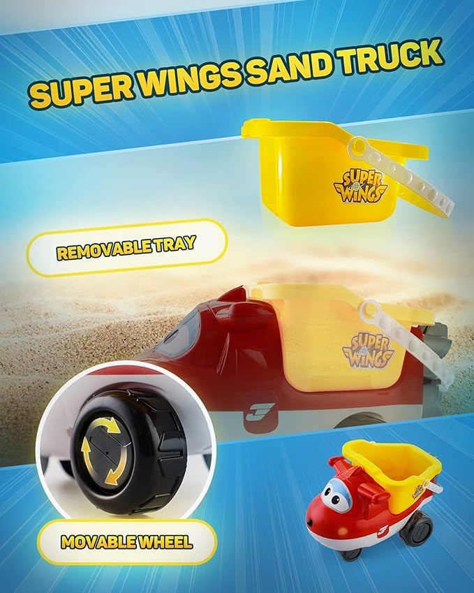 Set de Juguetes de Playa Super Wings - 6 Piezas miniatura 6