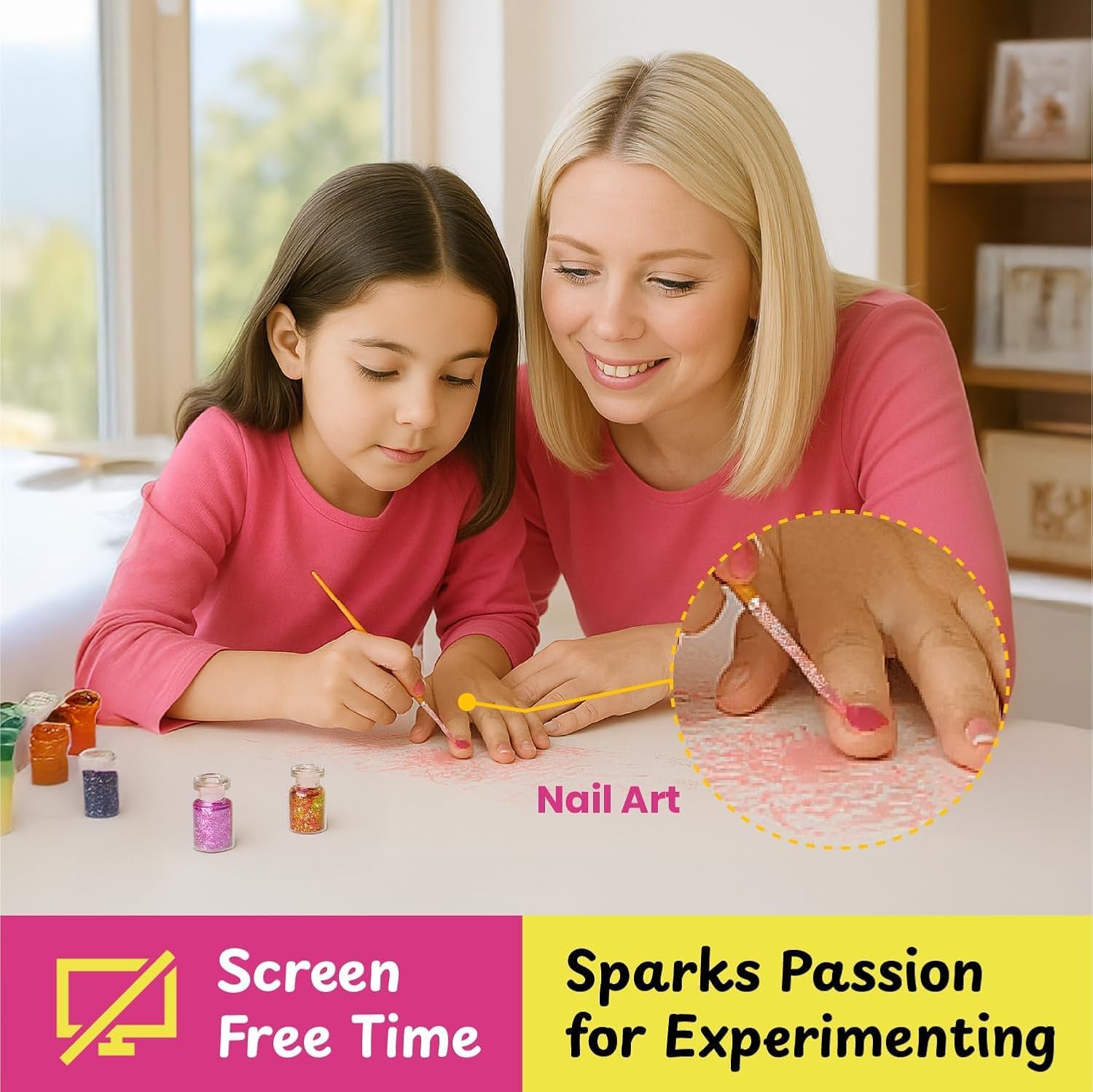 50+ Experiments Science Kit for Girls, Includes DIY Nail Art, Personalised Jewellery, Lip Balm, Frozen Wonderland | Birthday Gift for Girls, Educational Toy for Kids - Curious Junior