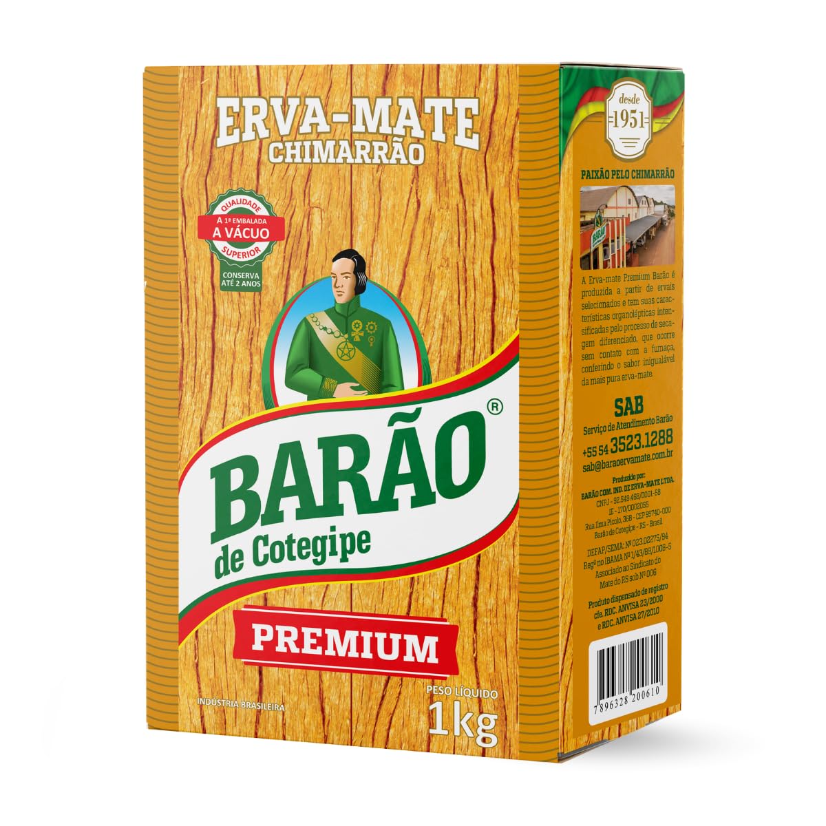 Barao Yerba Mate Premium Blend 1Kg