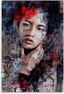 GPWDIEJB Yossi Kotler PaintingPoster Canvas Art Oil Painting Wall Painter Home Music Album Celebrity Painting Classical Decorative Wall ArtUnframe-style-3020x30inch(50x75cm)