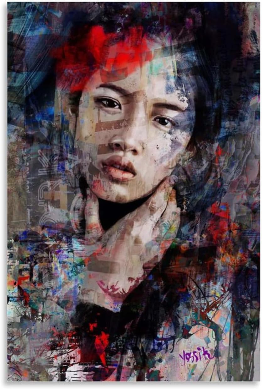 GPWDIEJB Yossi Kotler PaintingPoster Canvas Art Oil Painting Wall Painter Home Music Album Celebrity Painting Classical Decorative Wall ArtUnframe-style-3016x24inch(40x60cm)