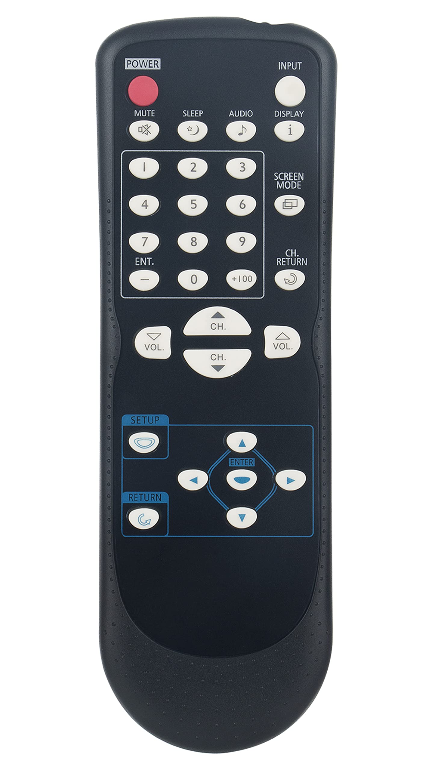 NF604UD Replaced Remote Control fit for Emerson Sylvania LCD TV LC195EM82 LC195SL8 LC195SL8 A LC195EM87 LC155SC8 LC200EM8 LC200EM8G BLC320EM9