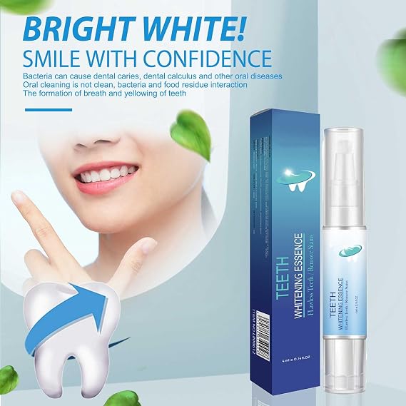 Teeth Whitening Essence, Teeth Whitening Essence Pen, Teeth Whitening Gel, Gum Therapy Gel, Gum Repair Treatment Gel, Intensive Stain Removal Teeth Reduce Yellowing (1PCS)