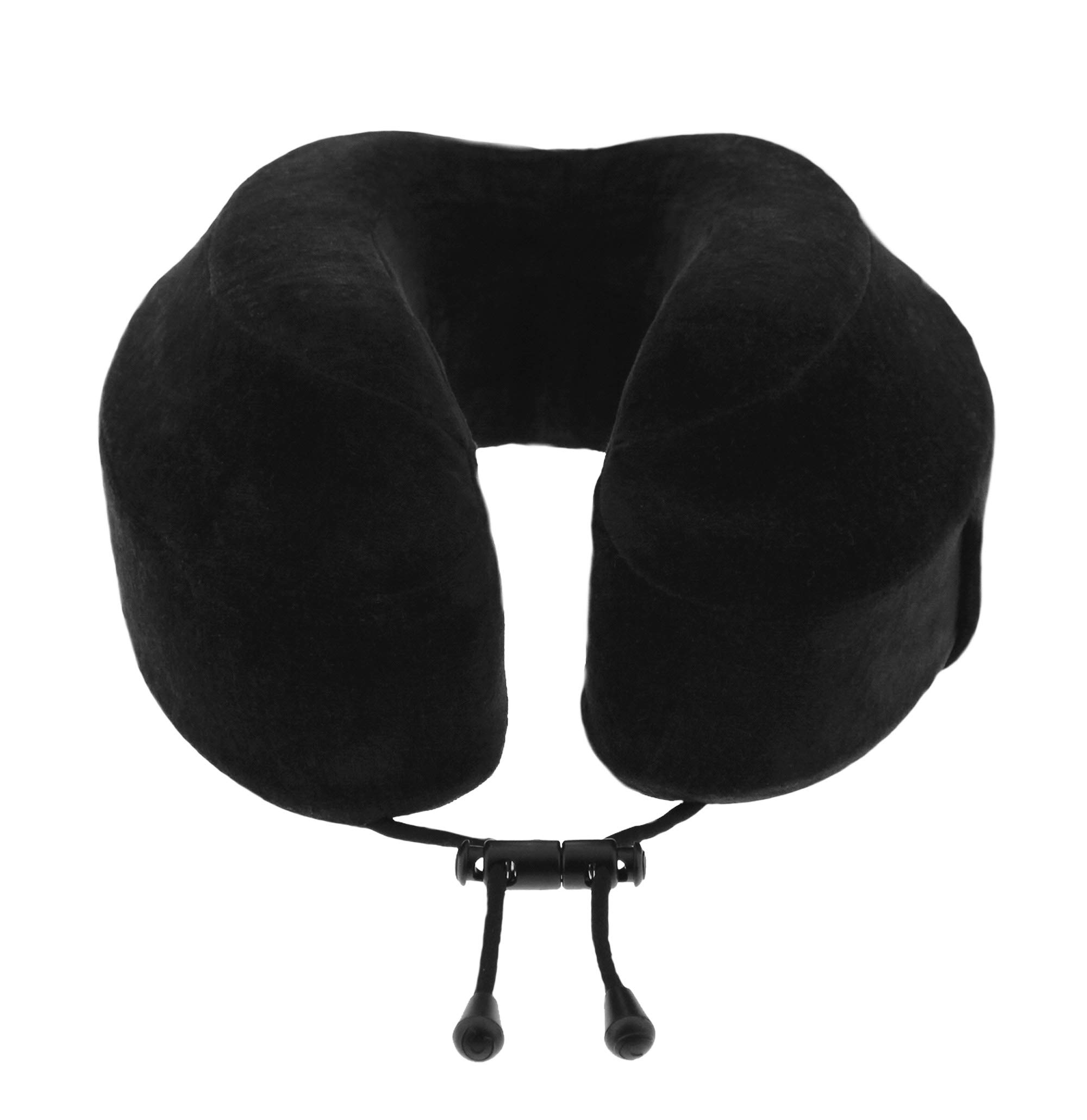 Cabeau Evolution Memory Foam Travel Neck Pillow - The Best Travel Pillow with 360 Head, Neck and Chin Support, Black