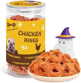 PAWUP Chicken Jerky Dog Treats, Natural Dog Chicken Jerky Treats w/Taurine, Training Treats, 12.5 oz