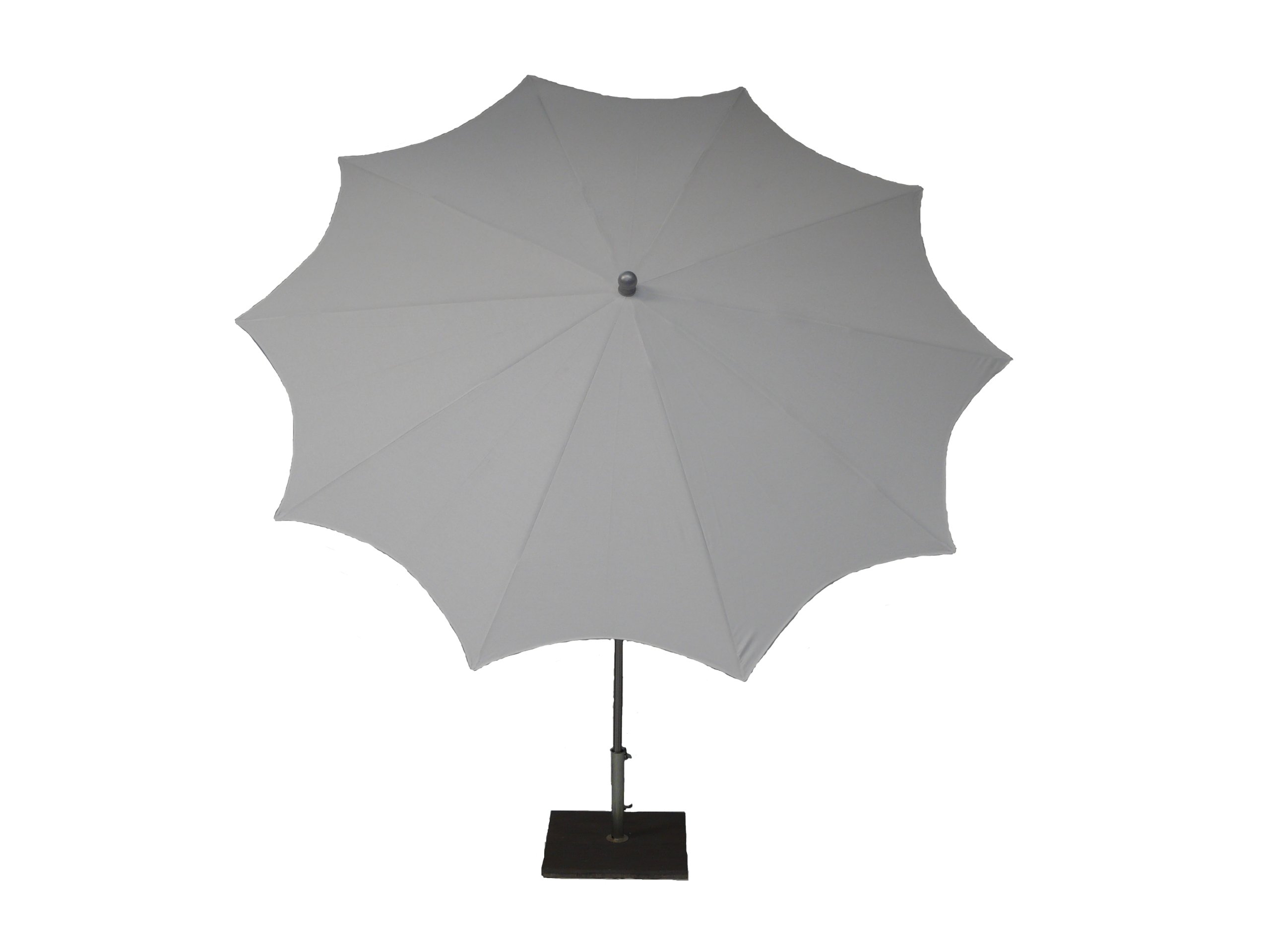 MaffeiArt 55 Estrella Round Parasol D.cm 250 Made in Italy Exclusive Colour: White, White, Big