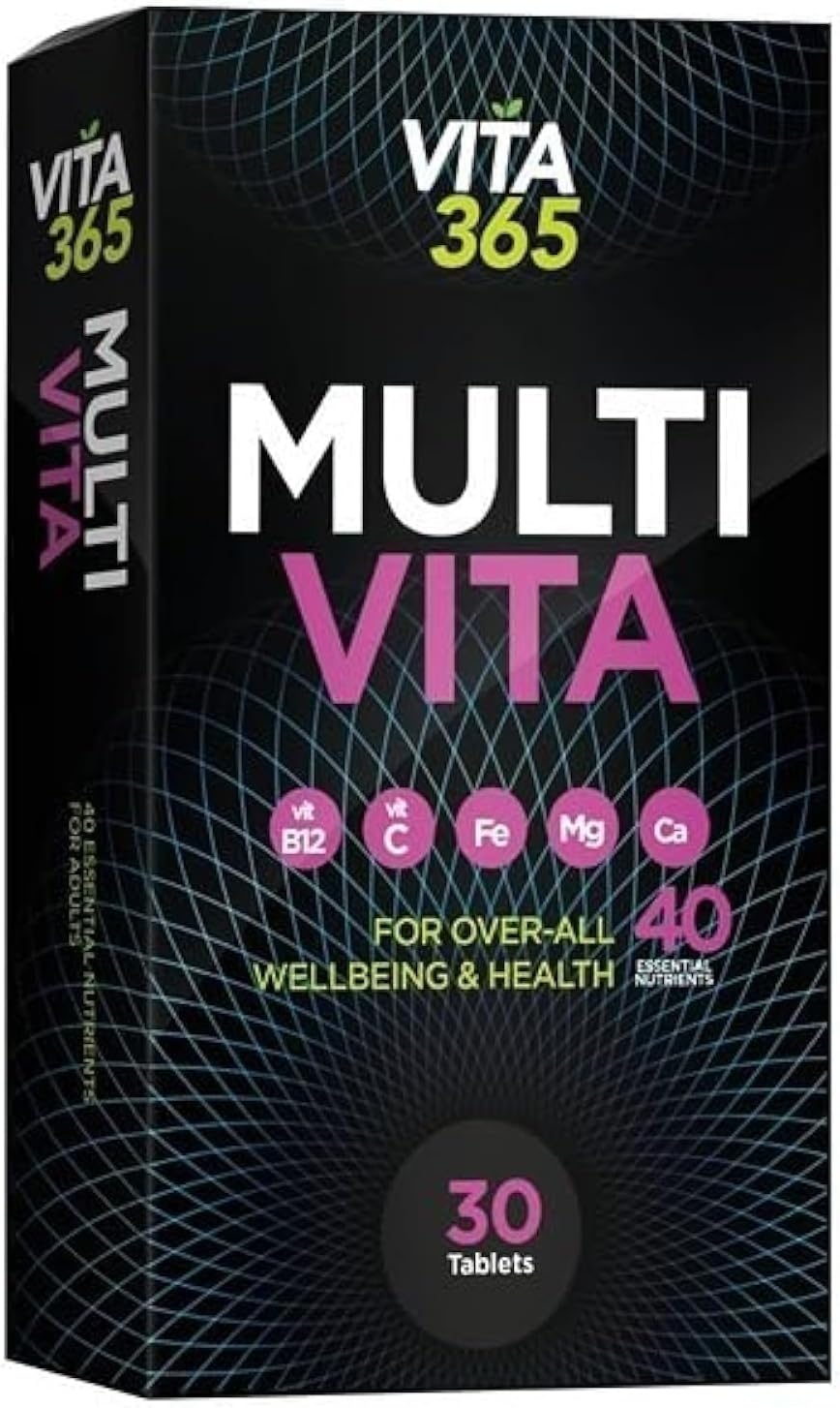 Vita365 Multi Vita: Complete 30-Tablet Daily Multivitamin - Essential Nutrients for Health and Wellness