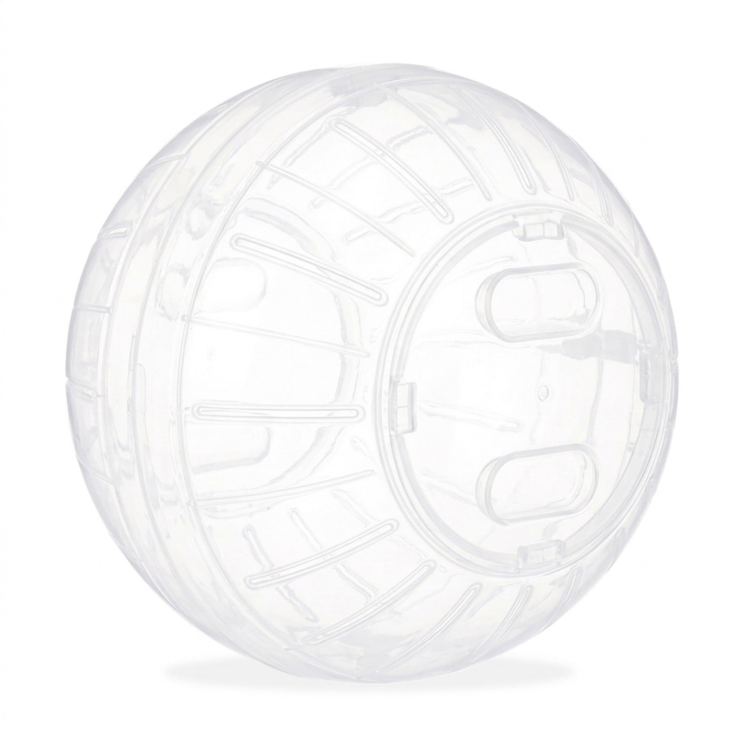 10 x Hamsterball, Laufkugel für Hamster & Mäuse, Bewegung, Nagerspielzeug zum Laufen, Kunststoff, 14 cm, transparent