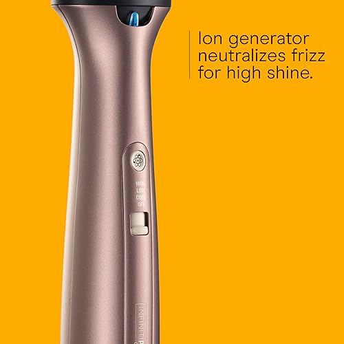 Miniatura 4 de INFINITIPRO by Conair - Cepillo secador de pelo 2 en 1, moldeador de aire caliente húmedo a seco para todo tipo de cabello, barril ovalado de 3