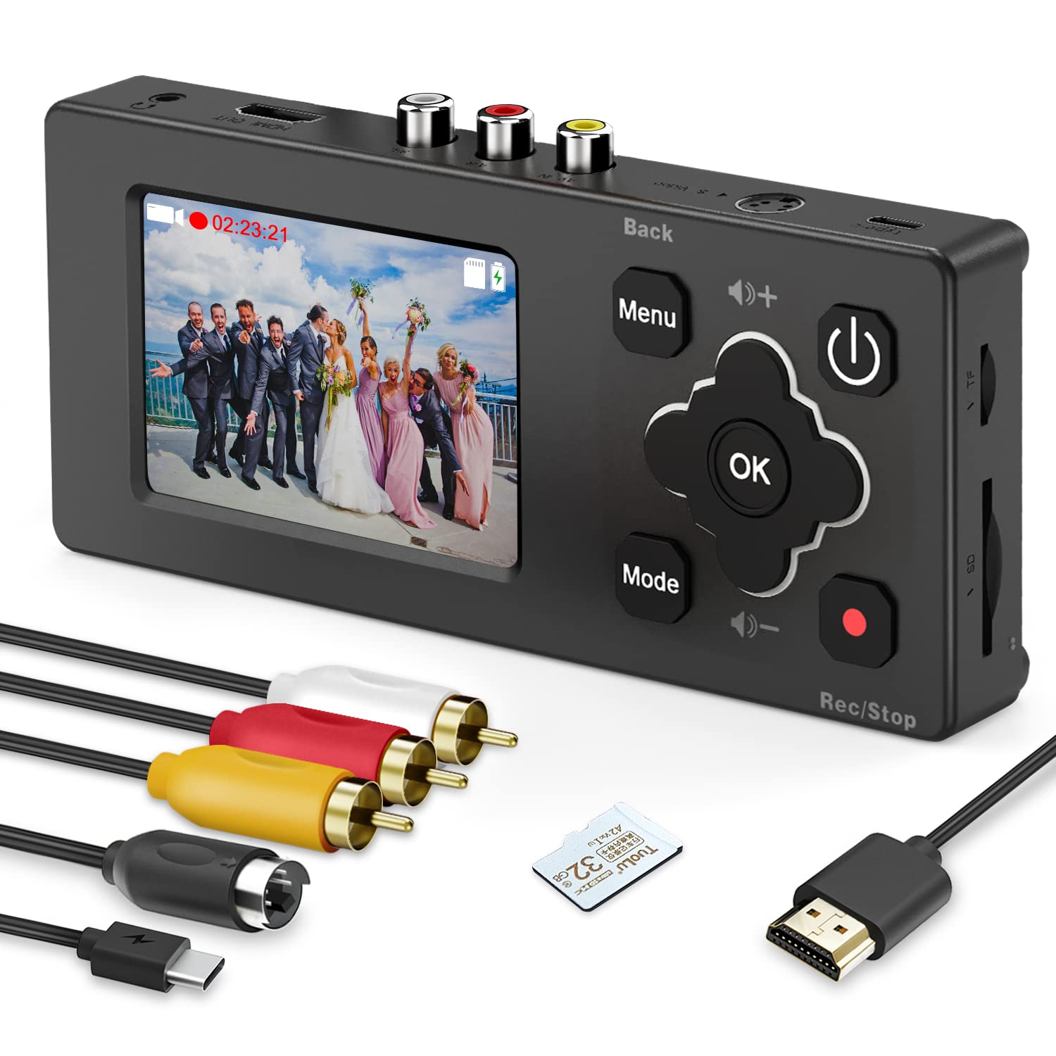 Buy Video to Digital Converter,Tendak 1080P VHS to Digital Converter