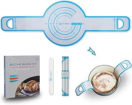 Guy Dream Premium Silicone Bread Sling - High Performance Silicone Baking Mat for Dutch Oven - Sourdough Bread Baking Dutch Oven Liner & 1 Storage Band