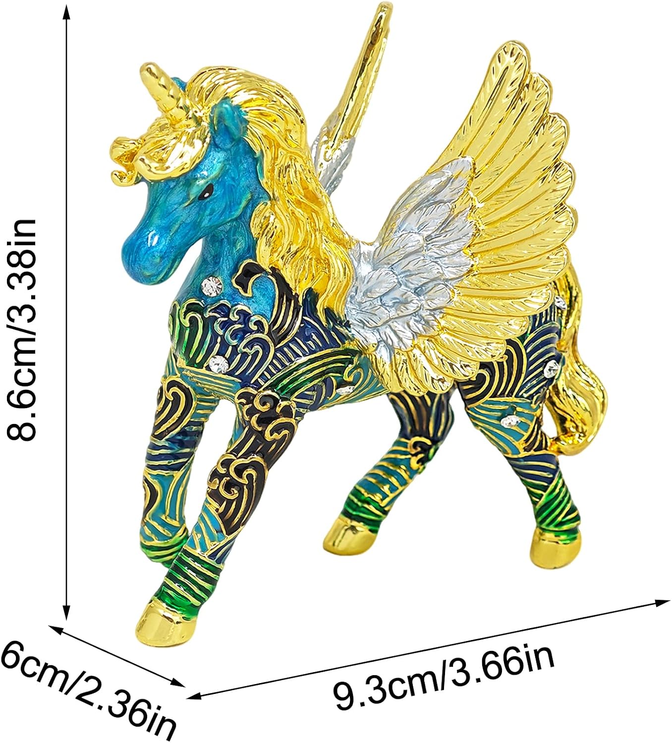 Feng Shui Sky Unicorn Good Luck Bring Happy Mascot Ornament Home Amulet Statue