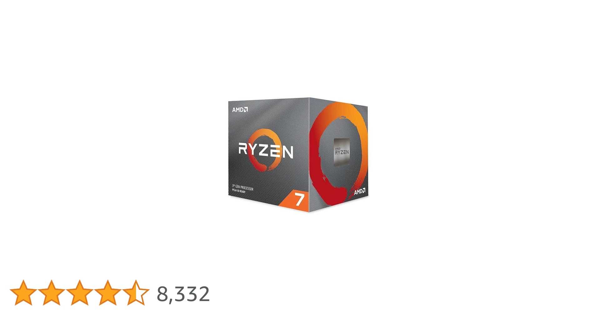 AMD Ryzen 7 3800X 8-core, 16-thread unlocked desktop processor