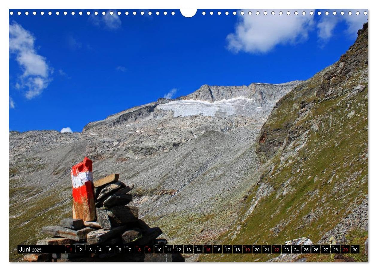 Meine Giganten in den Alpen Österreichs (Wandkalender 2025 DIN A3 quer), CALVENDO Monatskalender: Meine höchsten Berge in Österreich (CALVENDO Natur)