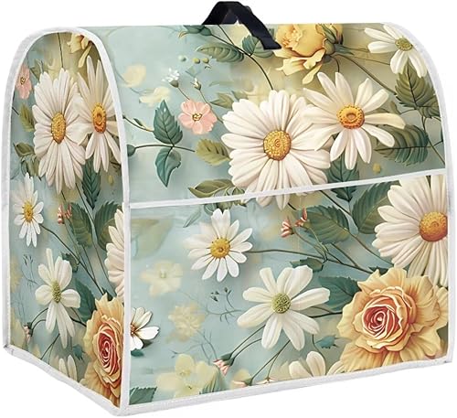 Miniatura 45 de Cubierta de batidora de pie de Navidad de 4.5 a 5 cuartos de galón, cubierta de mezclador retro, lavable, antimanchas, para cocina, piezas