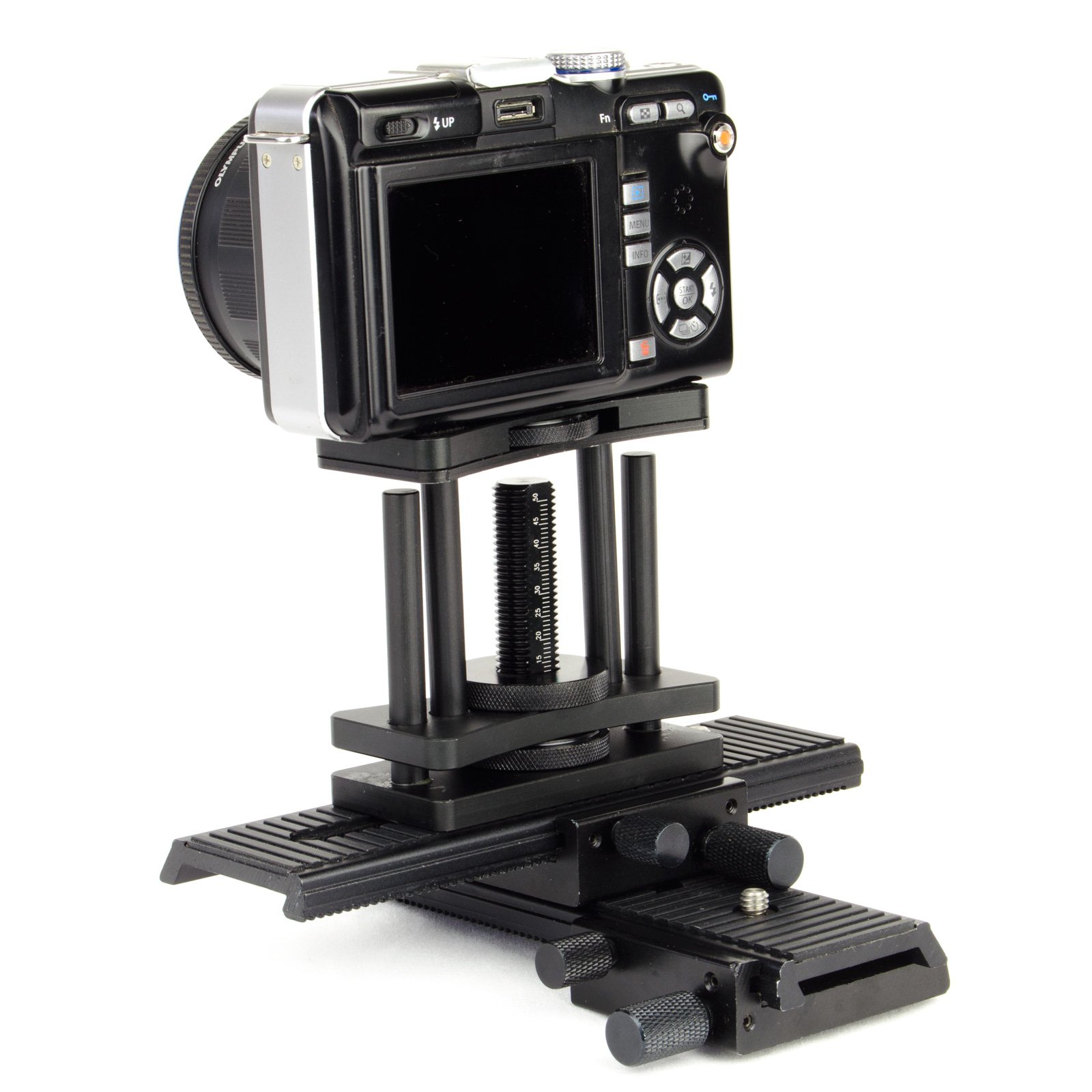 6 Way Macro Shot Focus Rail Slider UP Down Right Left Forward Backward