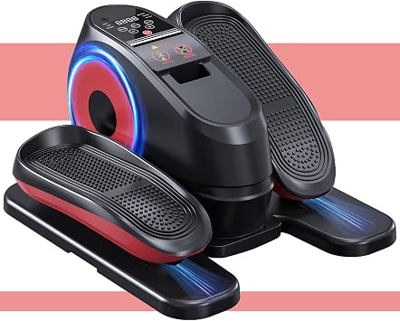 Under Desk Elliptical Machine with Remote Control, 16 Adjustable Speed Electric Exerciser Pro As Seen On TV for Senior, Portable Quiet Seated Pedal Exerciser